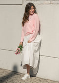Things Between® Oversized Baby Pink Piper Pullover